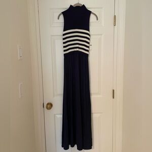 The Thea Sleeveless Twofer Maxi Dress